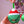 Stitched sprout Christmas decoration being hung on tree