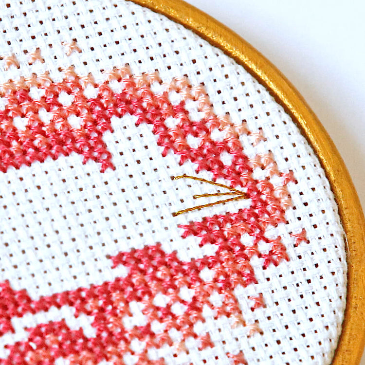 Beginner cross stitch kits from Bobo Stitch