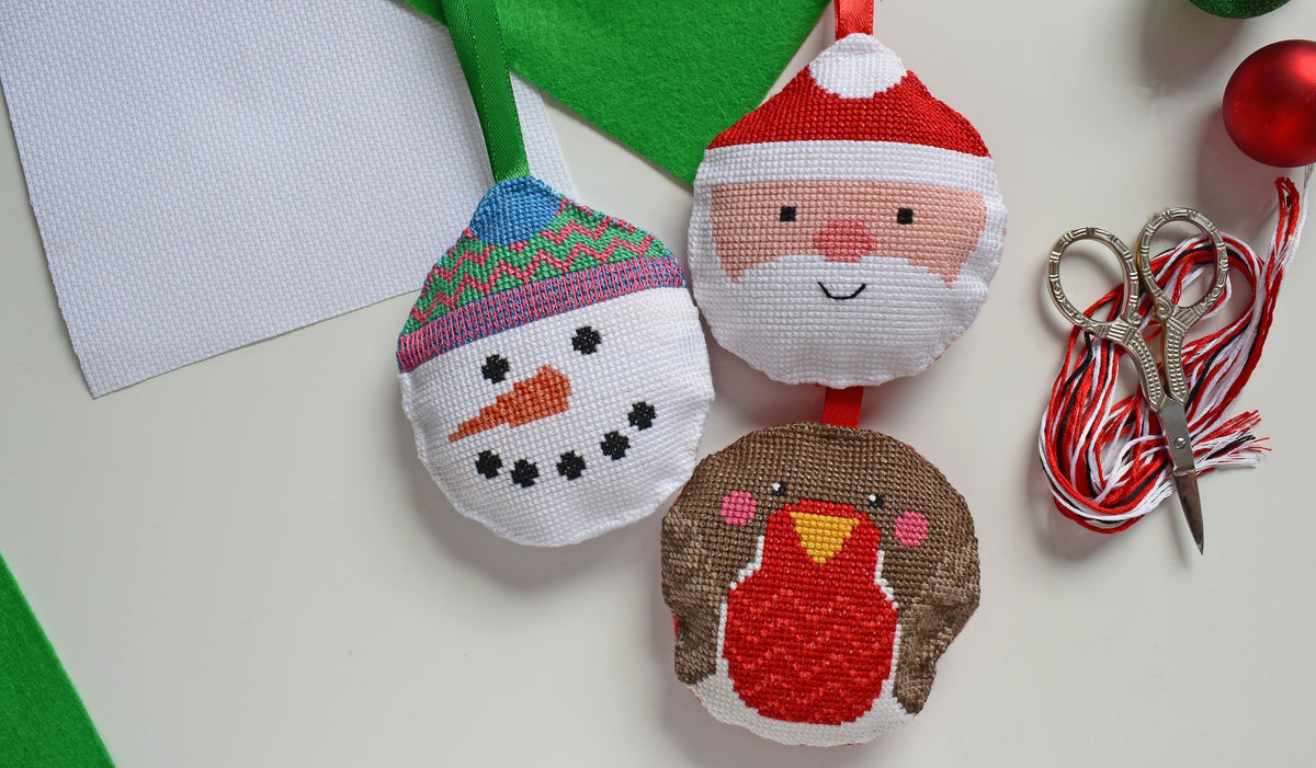 Father Christmas bauble - Christmas tree decoration kit