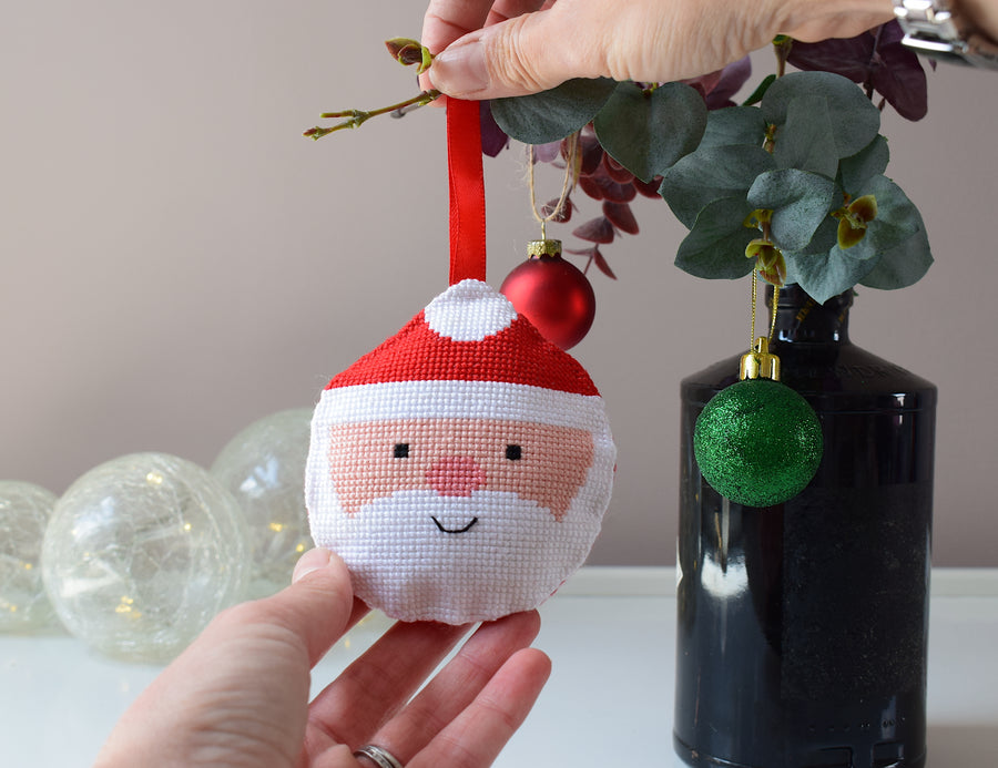 Father Christmas bauble - Christmas tree decoration kit