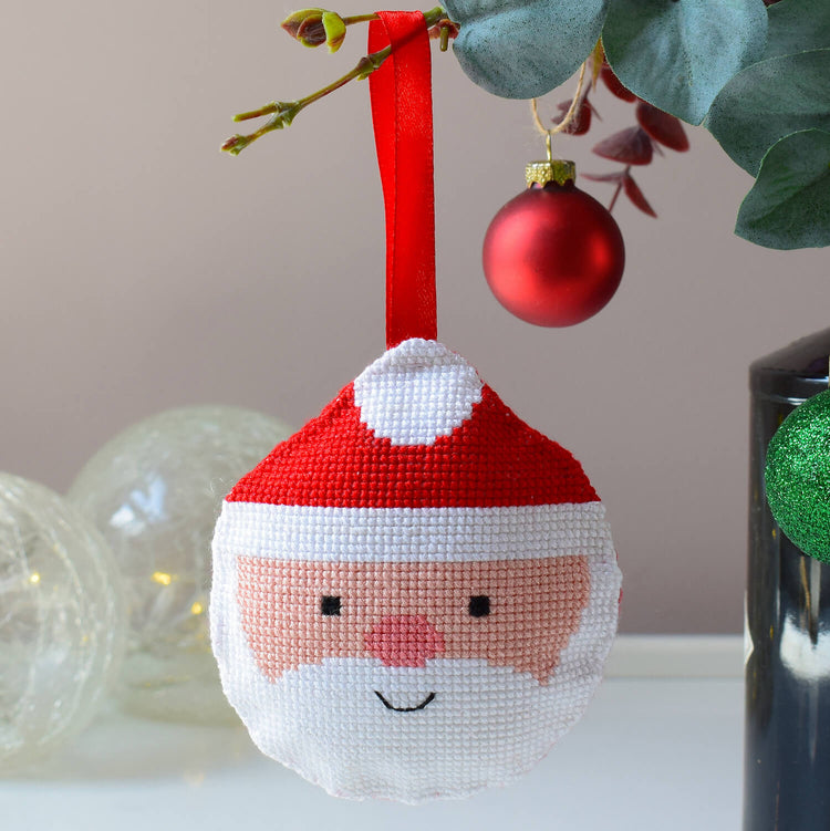 Father Christmas bauble - Christmas tree decoration kit